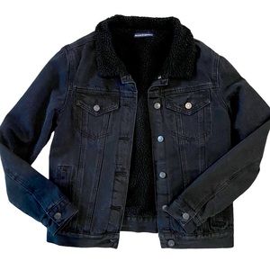 Brandy Melville sherpa jean jacket